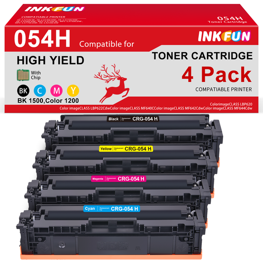 054H 054 Toner for Canon 054H 054 Toner for Canon Toner 054 CRG-054H (4 Pack)